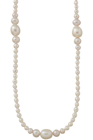 ナチュラリ ジュエリ/NATURALI JEWELRYのAria ロングパールネックレス(150200/150201)