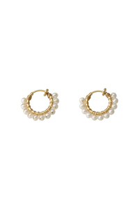NATURALI JEWELRY(ナチュラリ ジュエリ)｜パール巻フープピアス