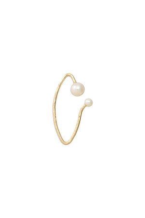 ナチュラリ ジュエリ/NATURALI JEWELRYのパールアーモンドイヤカフ(150100/150102)