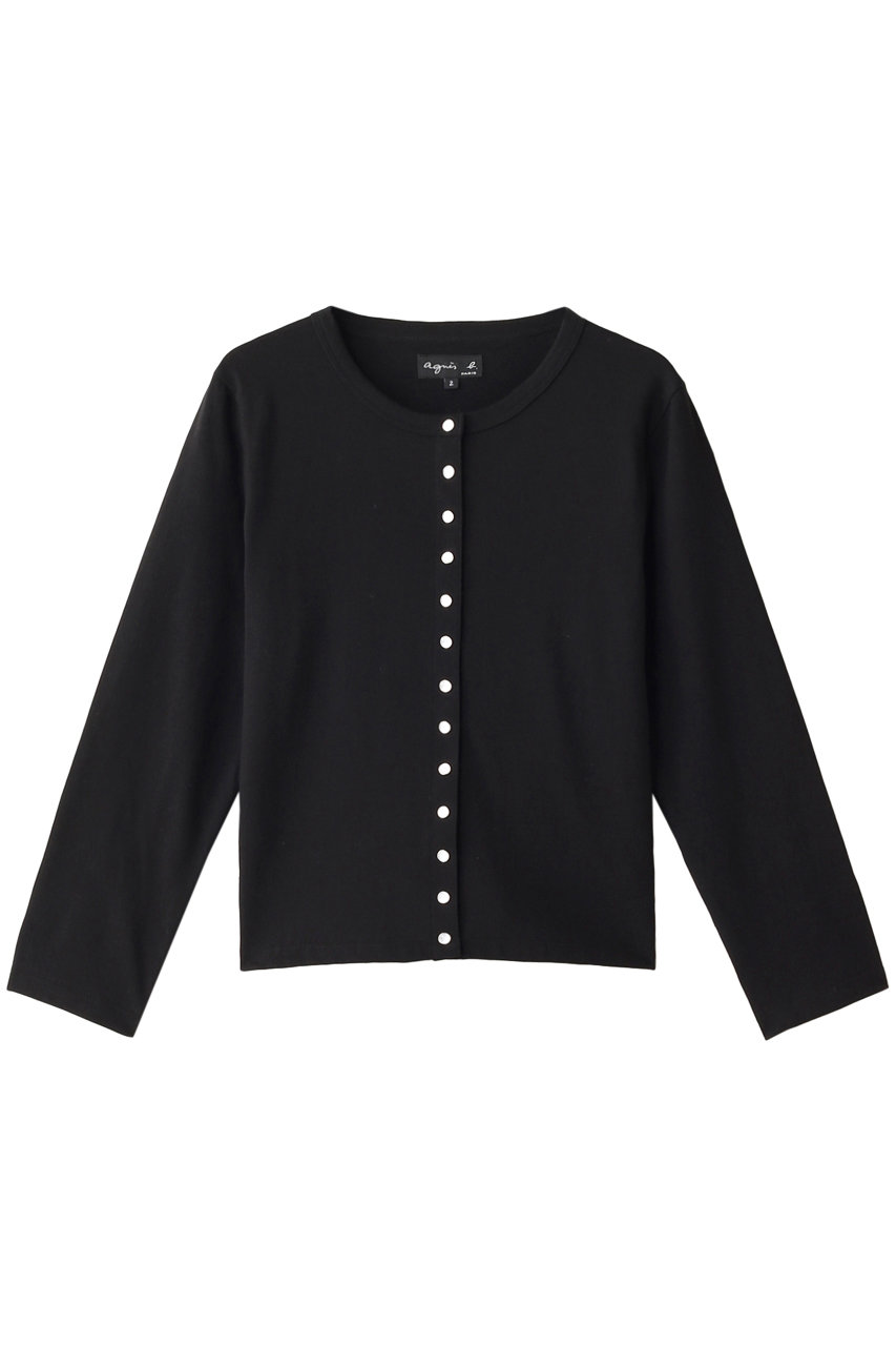 agnes b. アニエスベー CARDIGAN LE PETIT ブラック