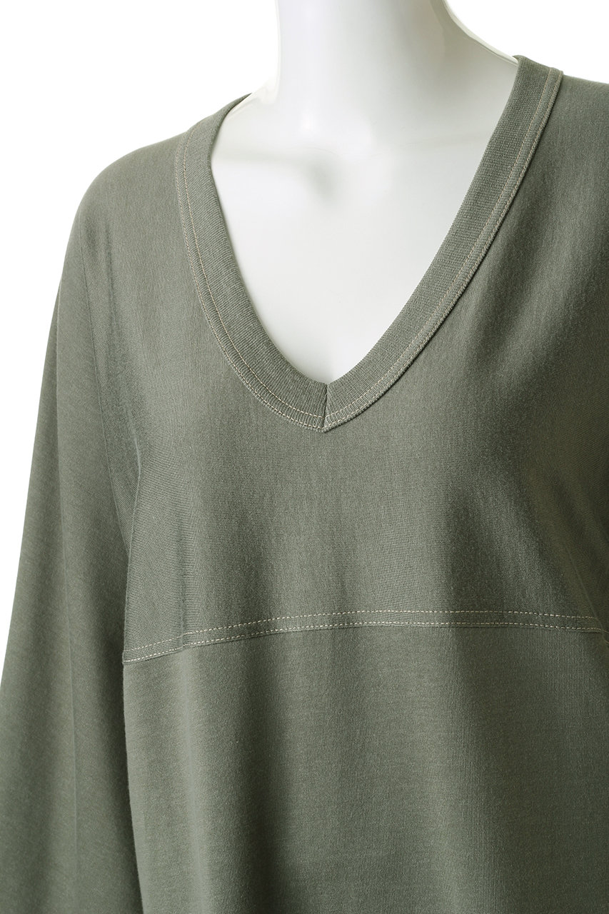 Inscrire アンスクリア レーヨンプレーティングアメリカンフットボールtシャツ カーキ の通販 Elleshop エル ショップ