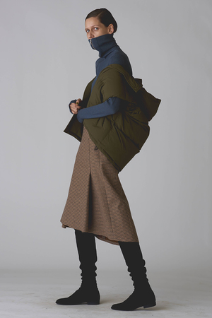 ガンクラブチェックボックススカート