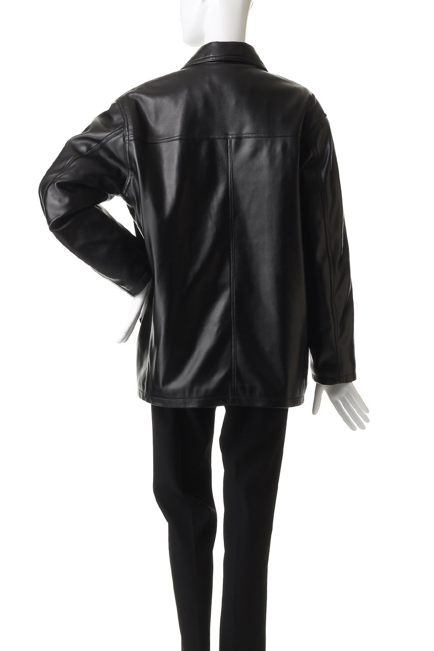 INSCRIRE(アンスクリア)｜レザージャケット/ブラック の通販｜ELLESHOP