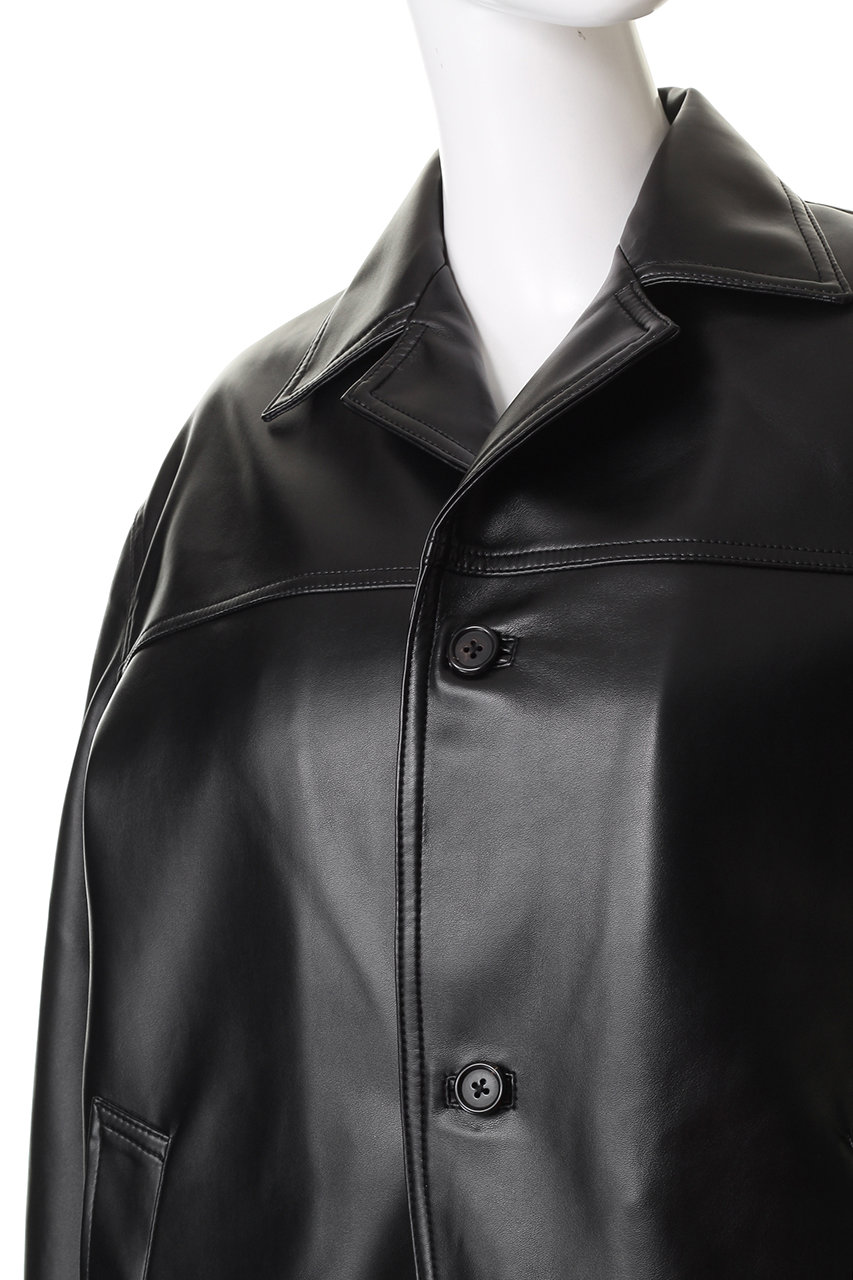 INSCRIRE(アンスクリア)｜レザージャケット/ブラック の通販