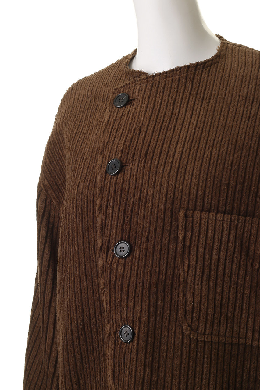 INSCRIRE(アンスクリア)｜コーデュロイ カラーレス ジャケット