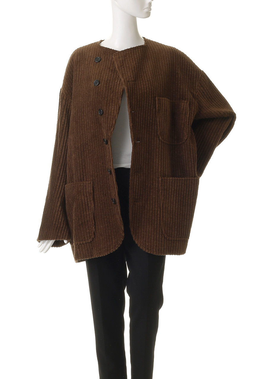 INSCRIRE(アンスクリア)｜コーデュロイ カラーレス ジャケット