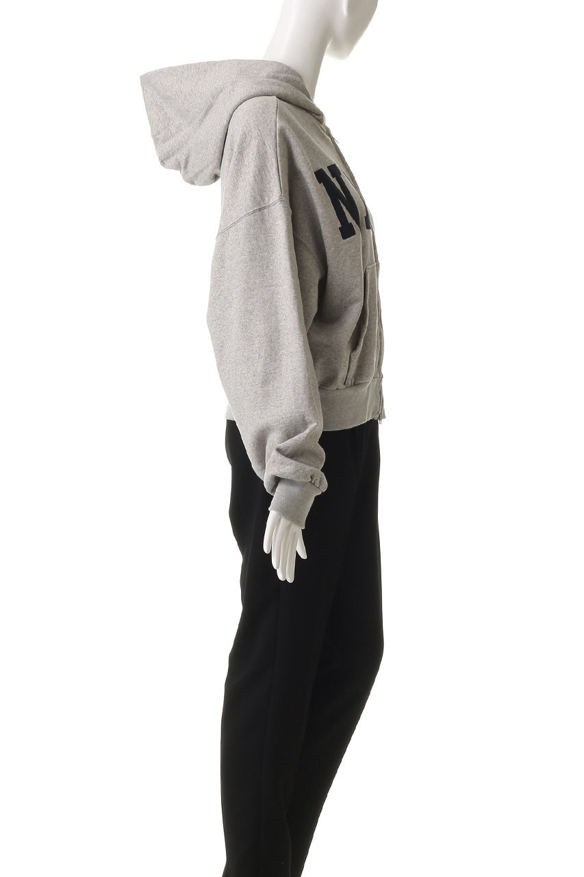 アンスクリア INSCRIRE(アンスクリア)｜NAVY ジップ フーディー/ライトグレー