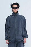 Fleece ルーズ フィット トラック ジャケット
