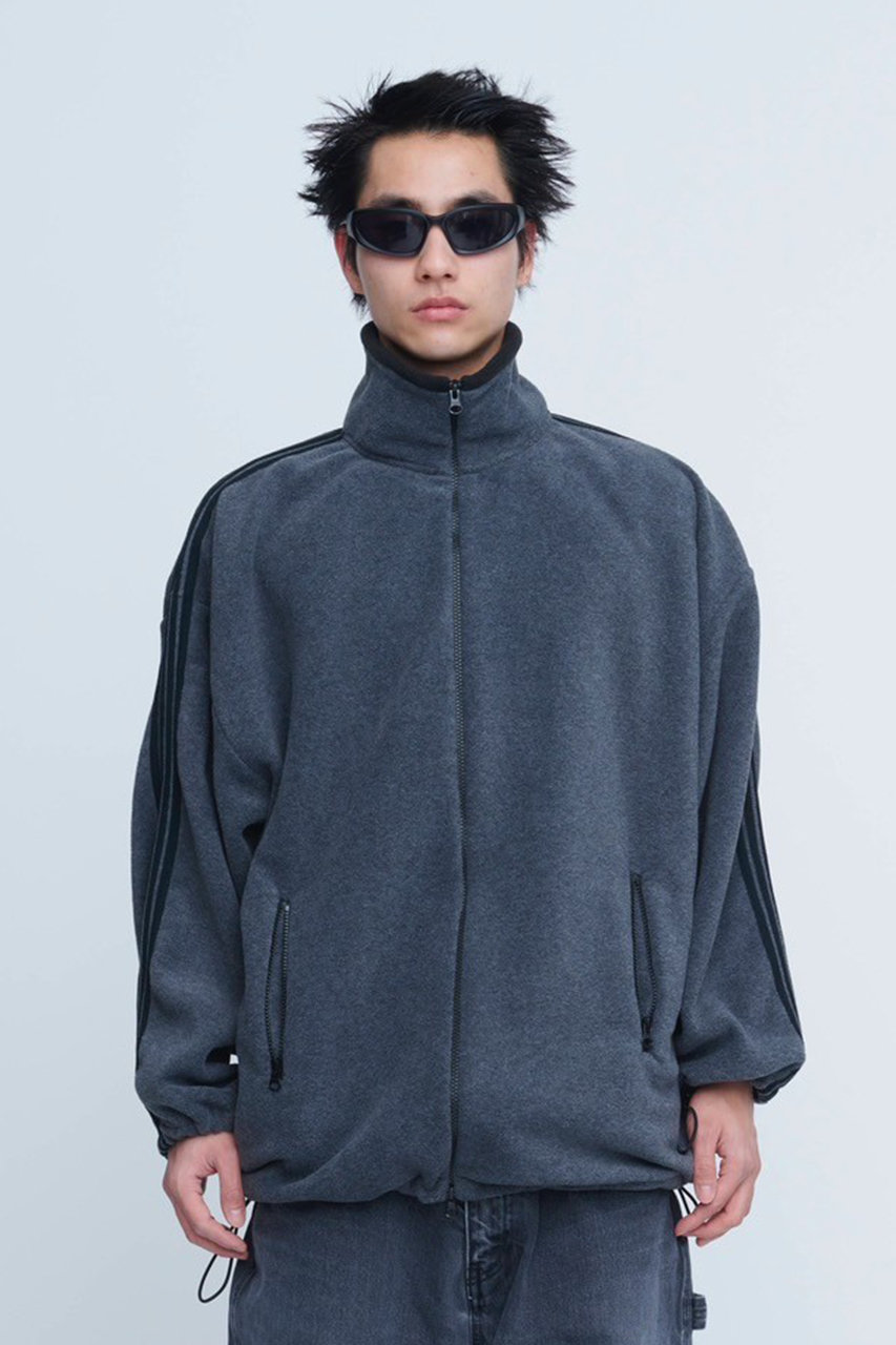 INSCRIRE(アンスクリア)｜Fleece ルーズ フィット トラック ジャケット