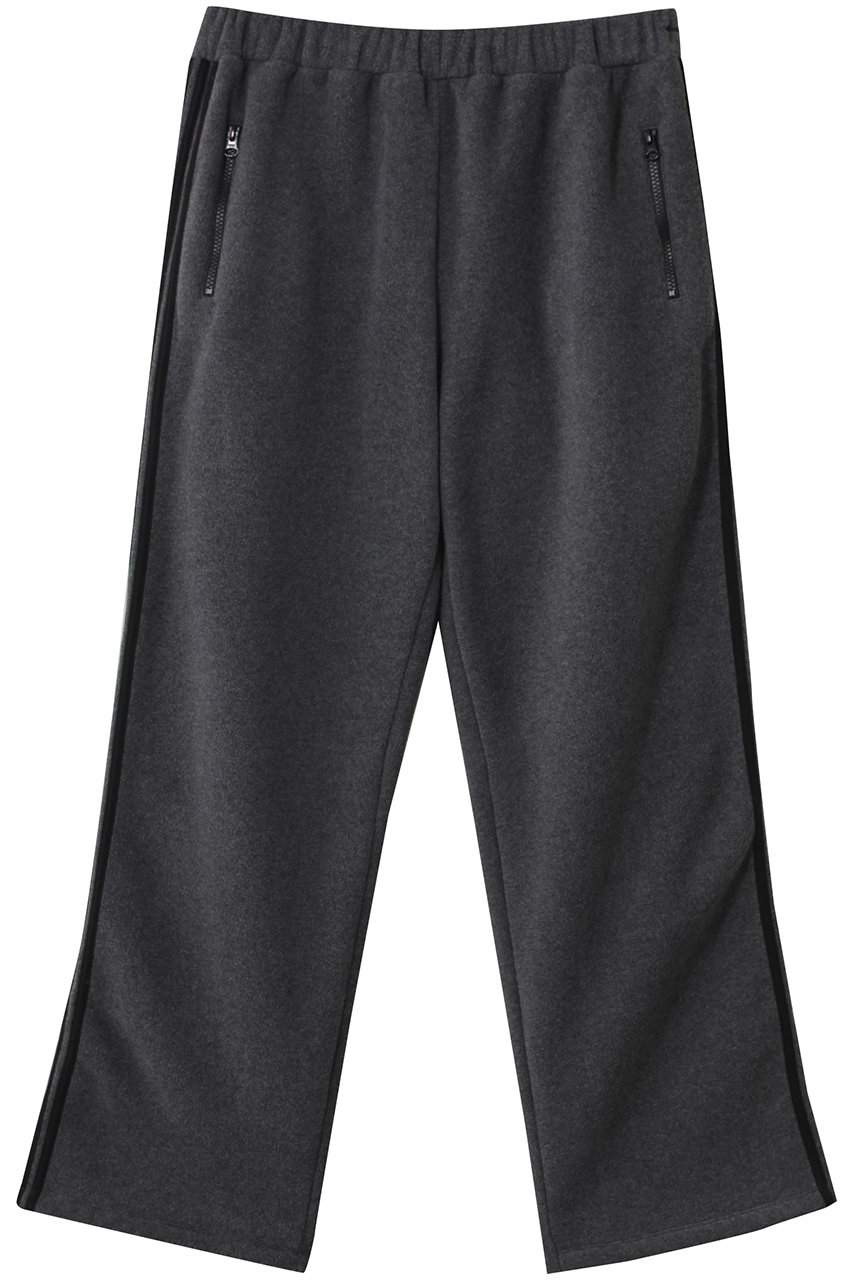 INSCRIRE Fleece ルーズ フィット トラック パンツ (ダークグレー, M) アンスクリア ELLE SHOP INSCRIRE Fleece ルーズ フィット トラック パンツ (ダークグレー, M) アンスクリア ELLE SHOP