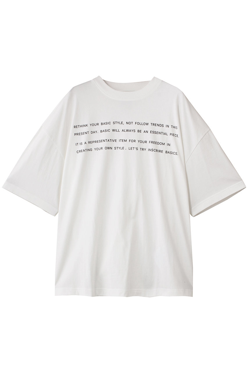 INSCRIBE アンスクリア　ショート丈Tシャツ INSCRIRE（アンスクリア）正規取り扱い通販｜THE TOKYO（ザ