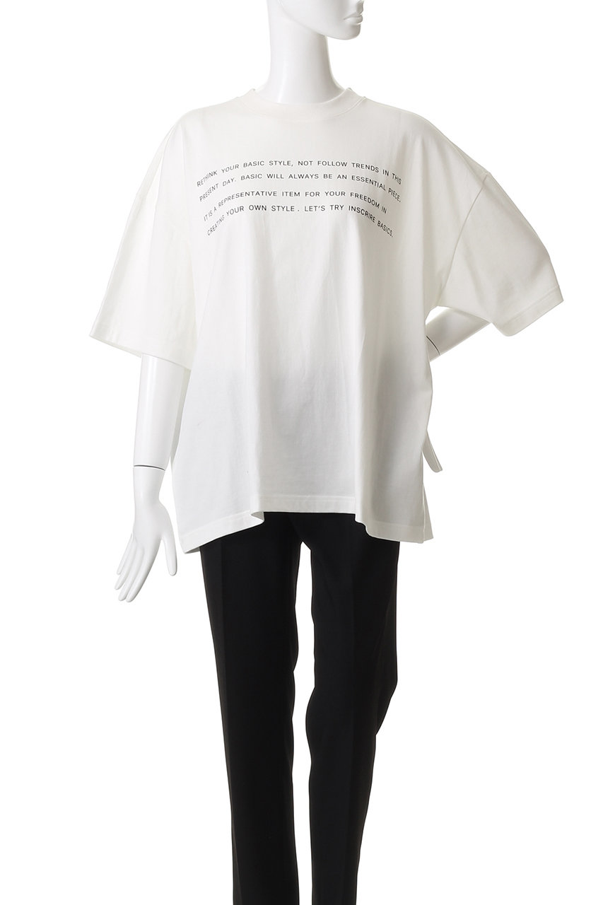 INSCRIBE アンスクリア　ショート丈Tシャツ INSCRIRE（アンスクリア）正規取り扱い通販｜THE TOKYO（ザ