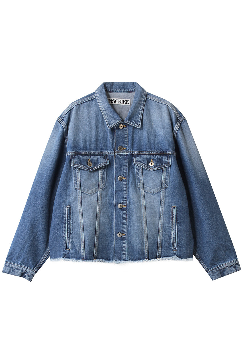 イエナ　デニムジャケット　INSCRIRE　アンスクリア 【美品】 INSCRIRE/アンスクリア】Tight Fit Denim Jacket デニム