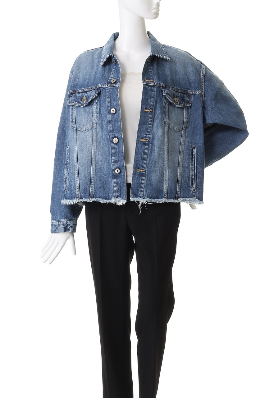 INSCRIRE(アンスクリア)｜デニム ジャケット/ブルーユーズド の通販