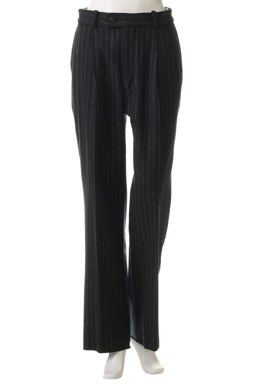 アンスクリアINSCRIRE ウールストライプデニムパンツ サイズ36 アンス