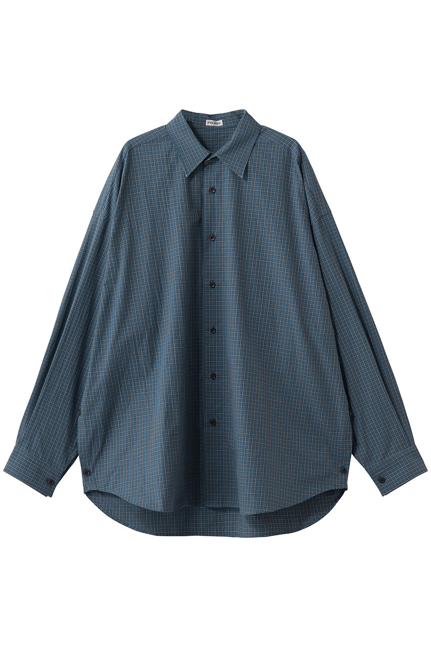 コットン チェック ケープ シャツ