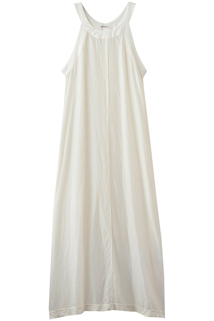 アンスクリア/INSCRIREのキュプラ ノースリーブ ドレス(ホワイト/I26SS-OP70A)