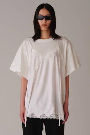 アンスクリア/INSCRIREのHybrid ランジェリー Tシャツ(110100/110102)