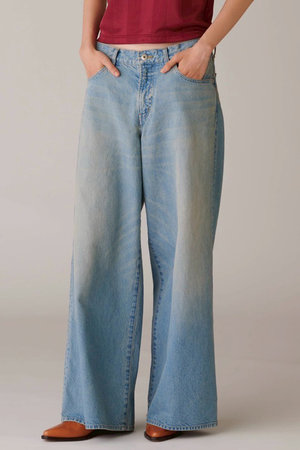 アンスクリア/INSCRIREのUsed デニム バギー パンツ