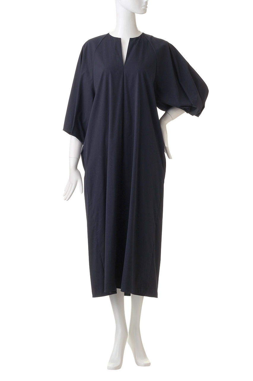 Ticca ティッカ 予約販売 バルーンスリーブワンピース ネイビー の通販 Elleshop エル ショップ