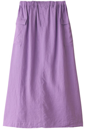 リネンミリタリースカート