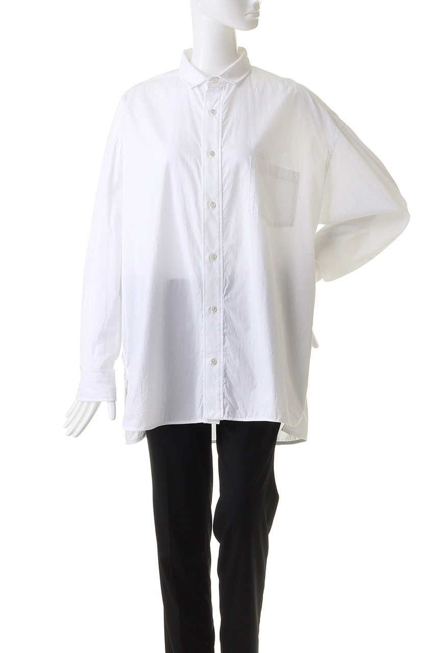 TICCA(ティッカ)｜プレミアムスクエアビッグシャツ/ホワイト の通販 