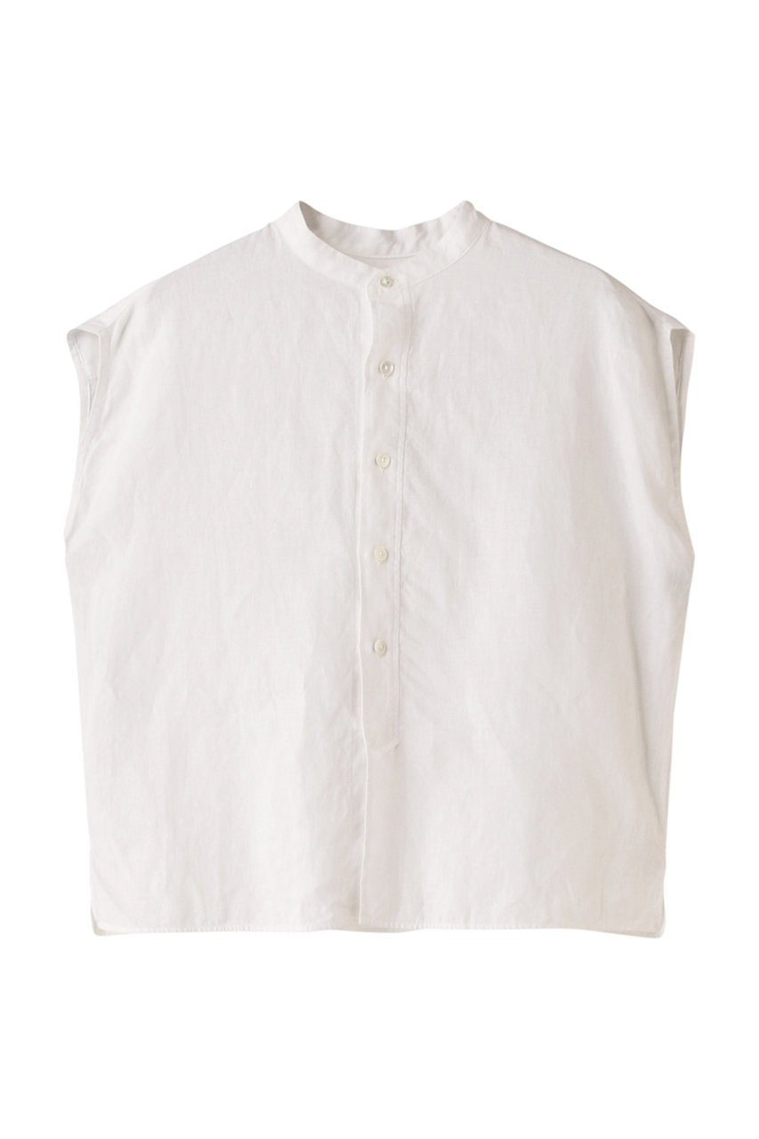 TICCA 2wayリネンフレンチシャツ (ホワイト, F) ティッカ ELLE SHOP
