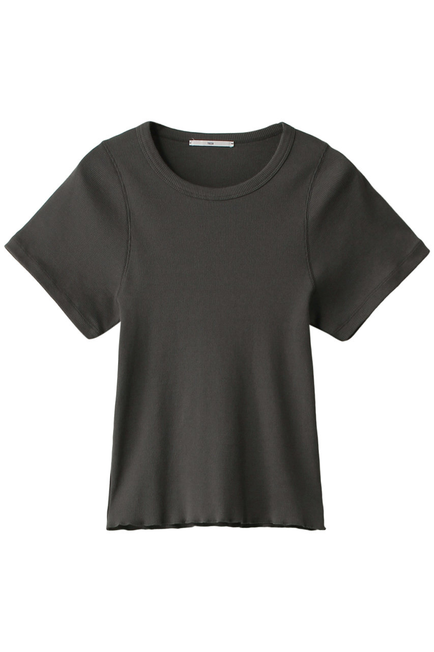 ティッカ/TICCAのテレコ半袖Tシャツ(カーキ/0241426452)