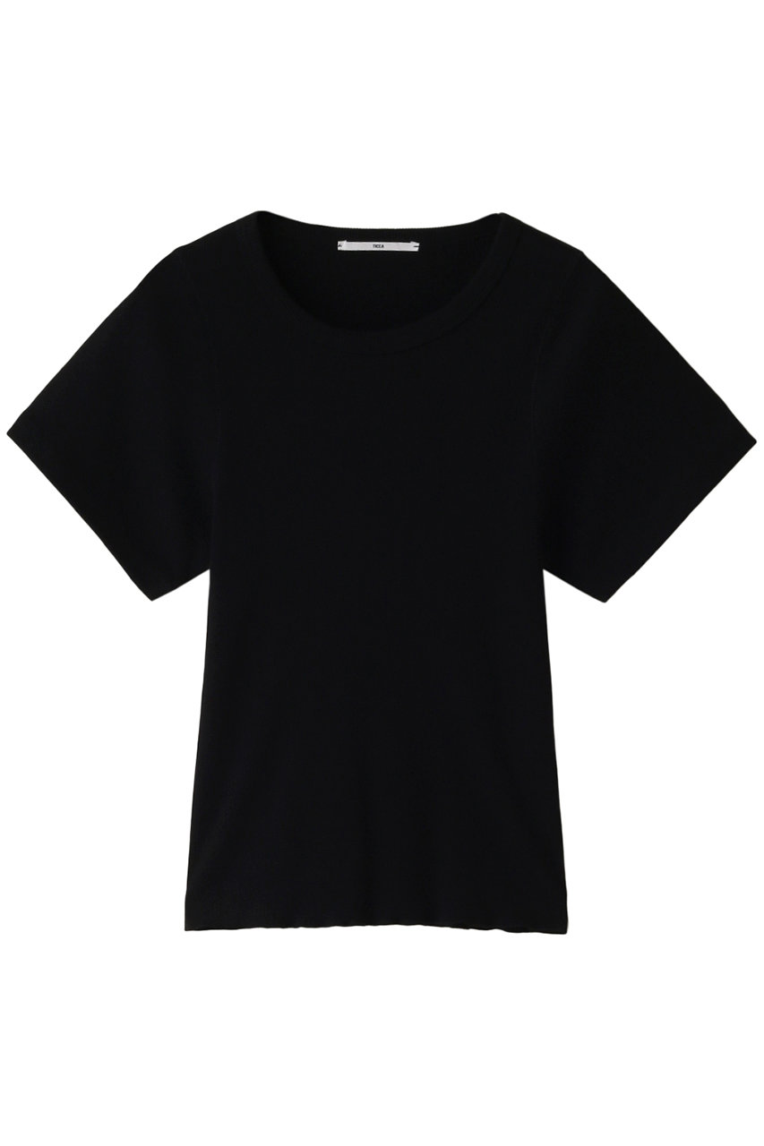 ティッカ/TICCAのテレコ半袖Tシャツ(ブラック/0241426452)