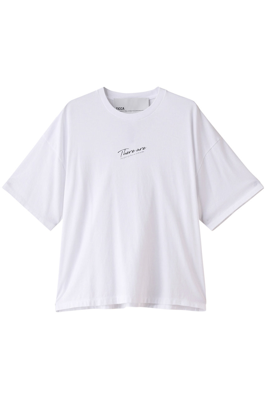 TICCA There areTシャツ (ホワイト, F) ティッカ ELLE SHOP