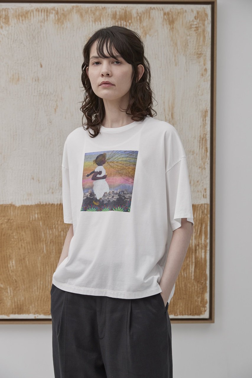 TICCA(ティッカ)｜JOANA CHOUMALI コラボチャリティーTシャツ/ホワイト の通販｜ELLESHOP・(エル・ショップ)