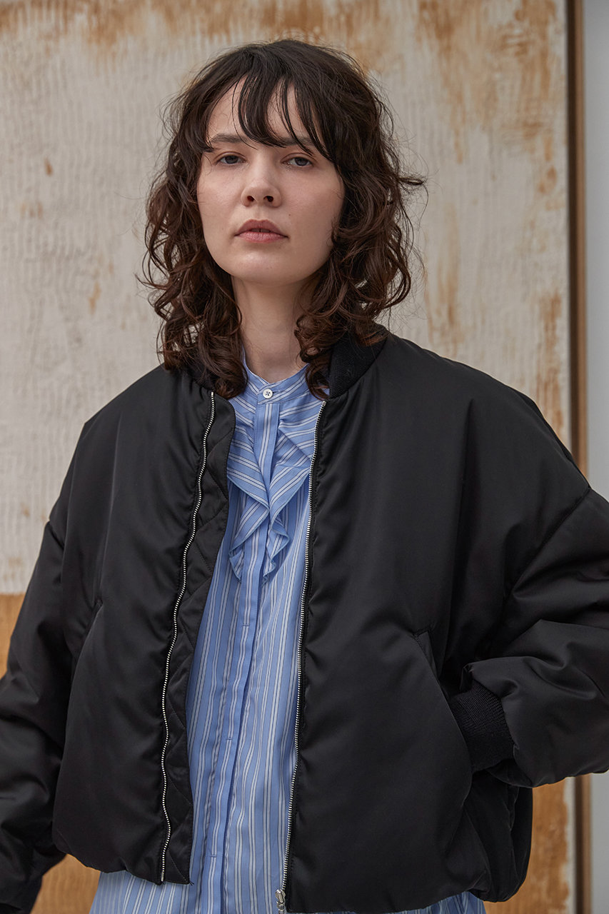 TICCA(ティッカ)｜ショートMA-1/ブラック の通販｜ELLESHOP