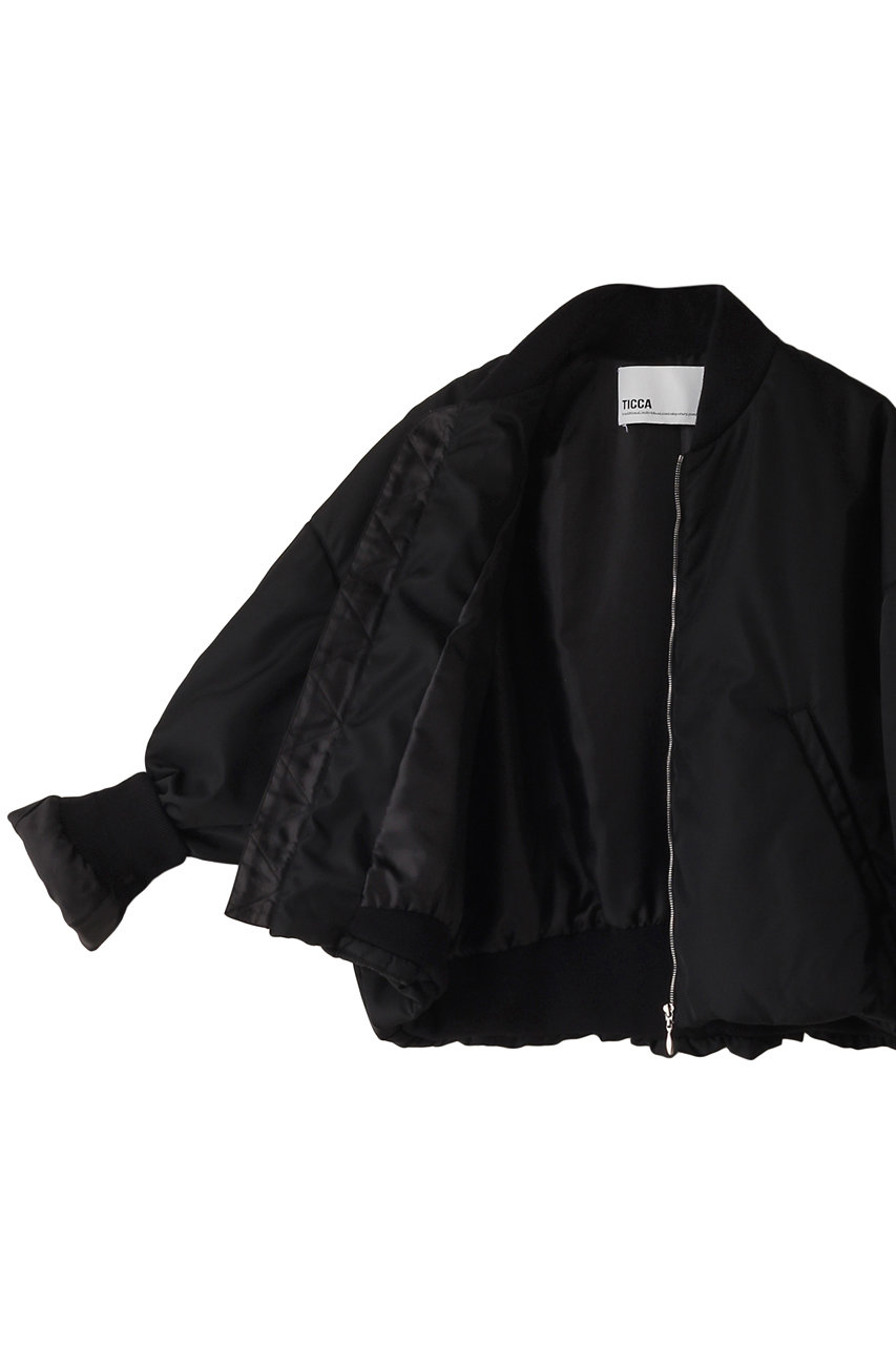 TICCA(ティッカ)｜ショートMA-1/ブラック の通販｜ELLESHOP