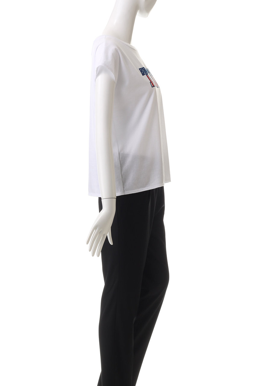 【中古】 TICCA ティッカ Tシャツ 0211426443 アイボリー F 111406501 二子玉) TICCA ティッカ 未使用 フラワーエンブロイダリーシャツ
