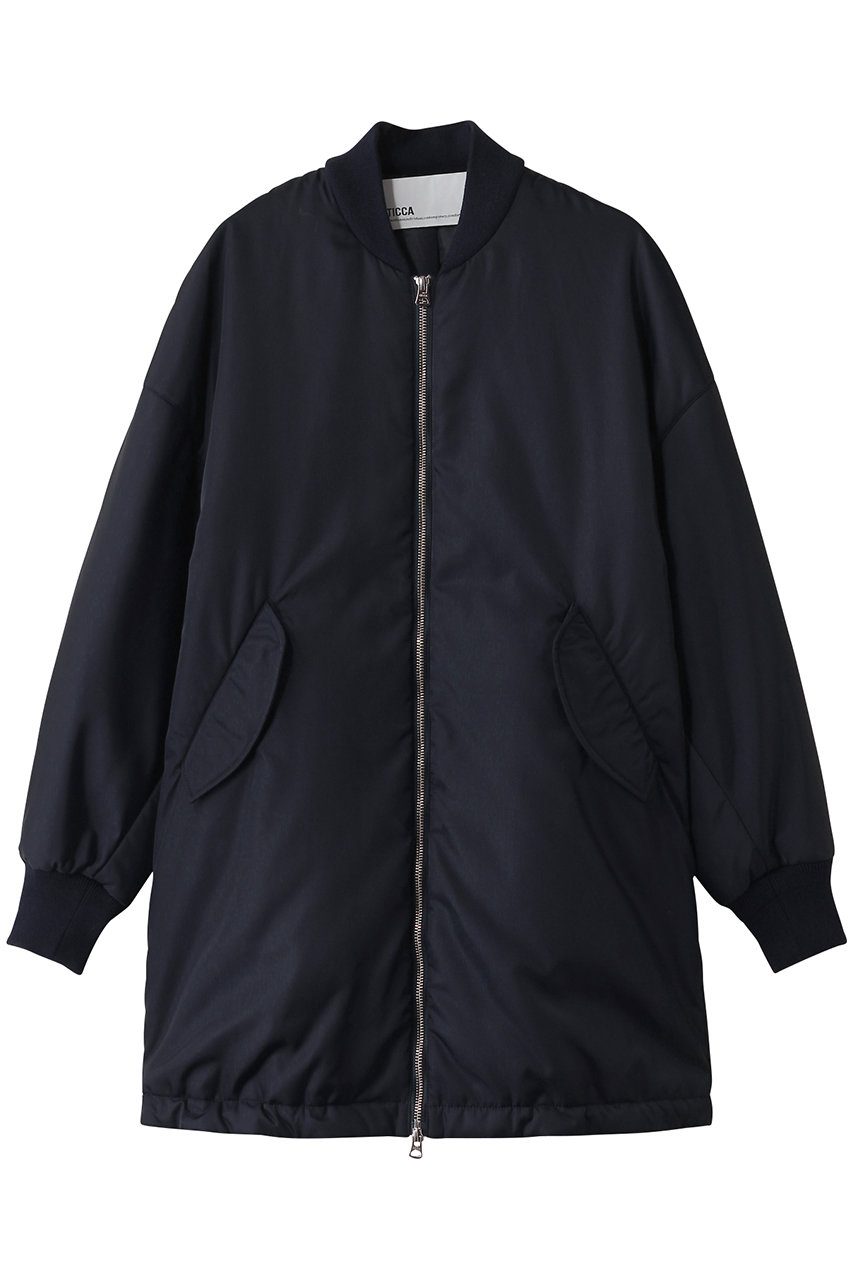 TICCA ミドルMA-1 (ネイビー, F) ティッカ ELLE SHOP TICCA ミドルMA-1 (ネイビー, F) ティッカ ELLE SHOP