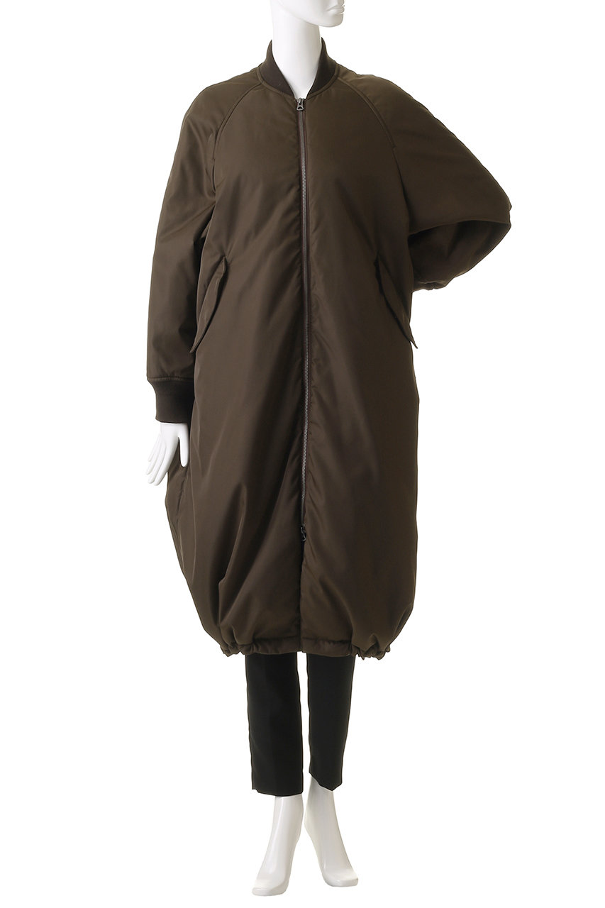 TICCA(ティッカ)｜ロングMA-1/ブラウン の通販｜ELLESHOP・(エル