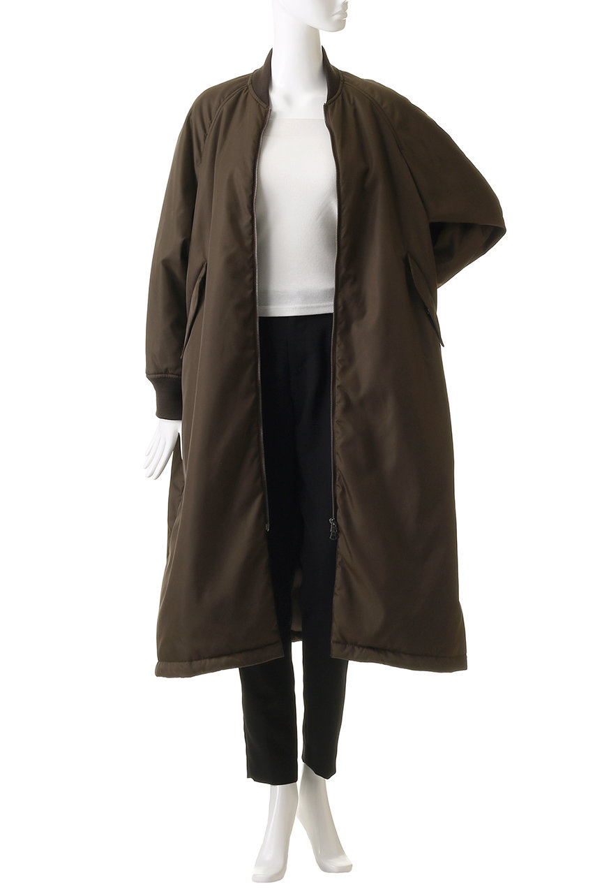 TICCA(ティッカ)｜ロングMA-1/ブラウン の通販｜ELLESHOP・(エル