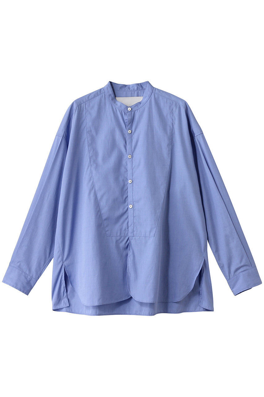 極美品✨TICCA ティッカ 長袖シャツ シルク100 シアー ネイビー 紺 M 極美品✨TICCA ティッカ 長袖シャツ シルク100 シアー ネイビー