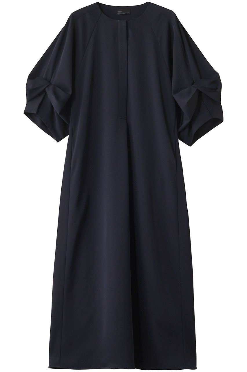 TICCA ツイストスリーブドレス (ネイビー, 1) ティッカ ELLE SHOP