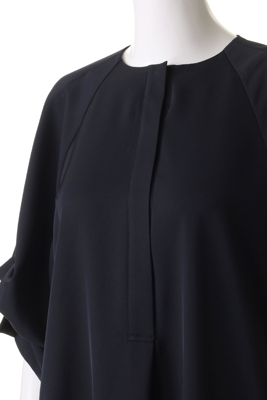 TICCA(ティッカ)｜ツイストスリーブドレス/ネイビー の通販｜ELLESHOP