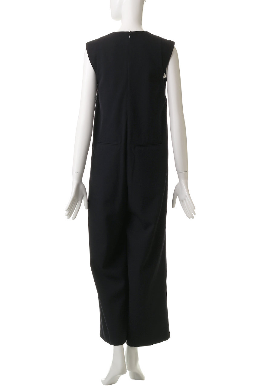 TICCA(ティッカ)｜ウールサージコンビネゾン/ネイビー の通販