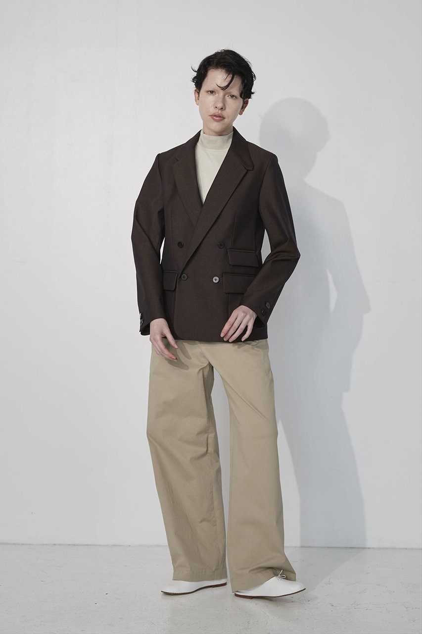 TICCA(ティッカ)｜ウールダブルジャケット/ブラウン の通販｜ELLESHOP