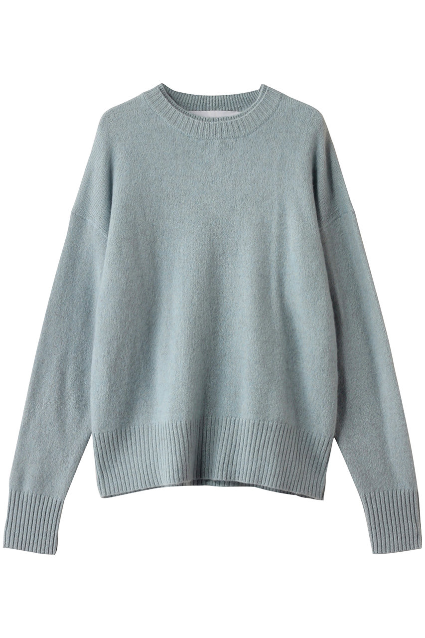 TICCA(ティッカ)｜ヤククルーネックプルオーバー/ライトブルー の通販