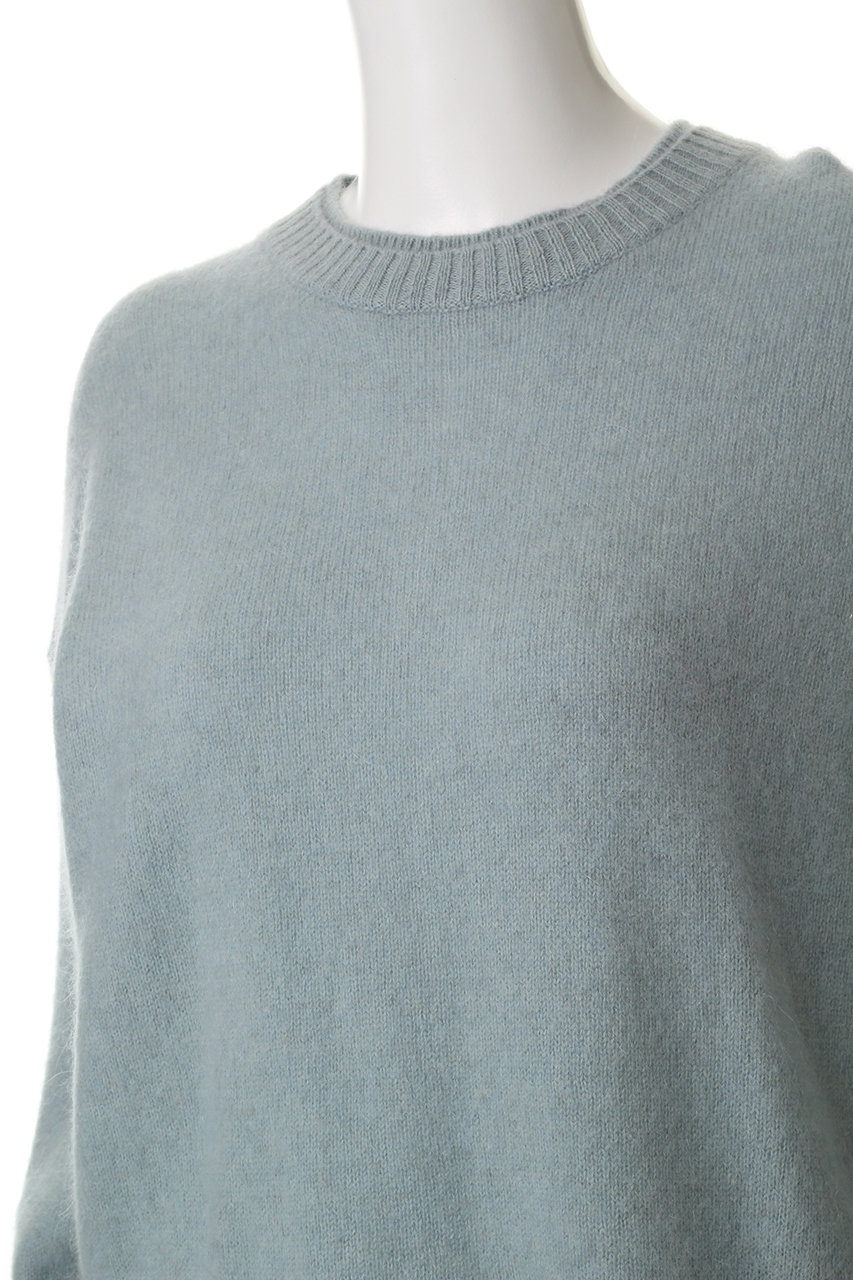 TICCA(ティッカ)｜ヤククルーネックプルオーバー/ライトブルー の通販