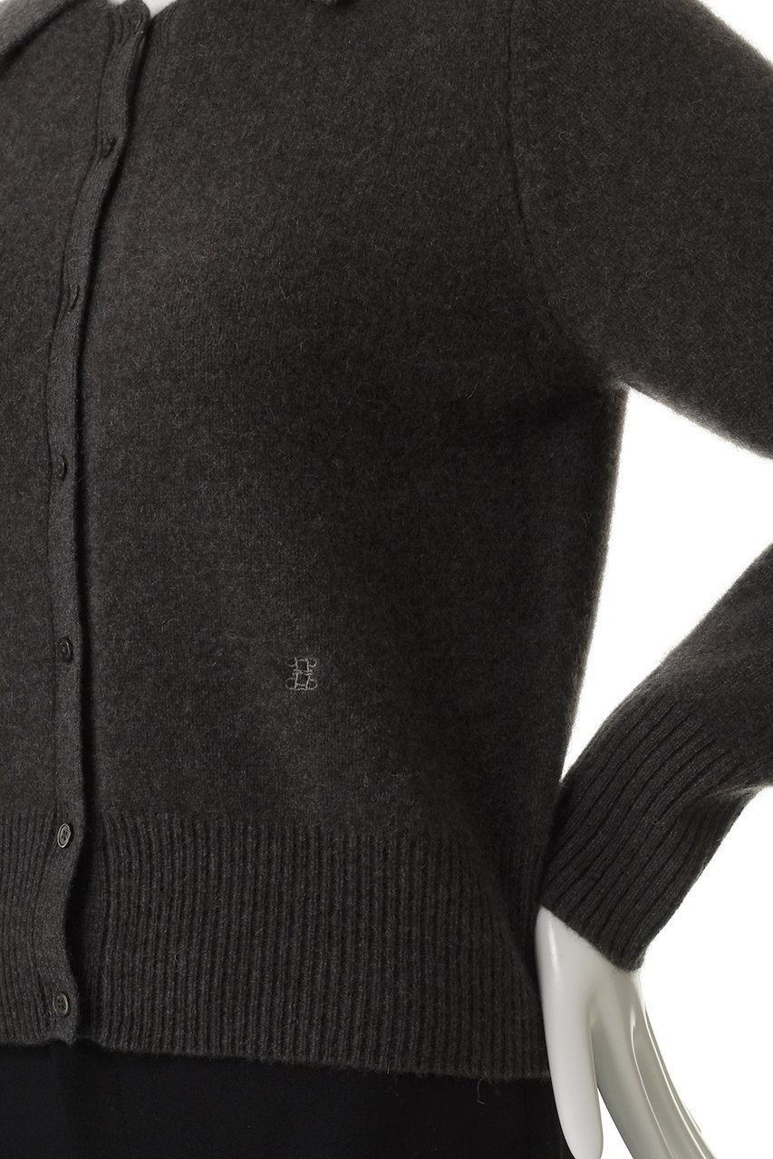 TICCA(ティッカ)｜ヤクポロカーディガン/グレー の通販｜ELLESHOP