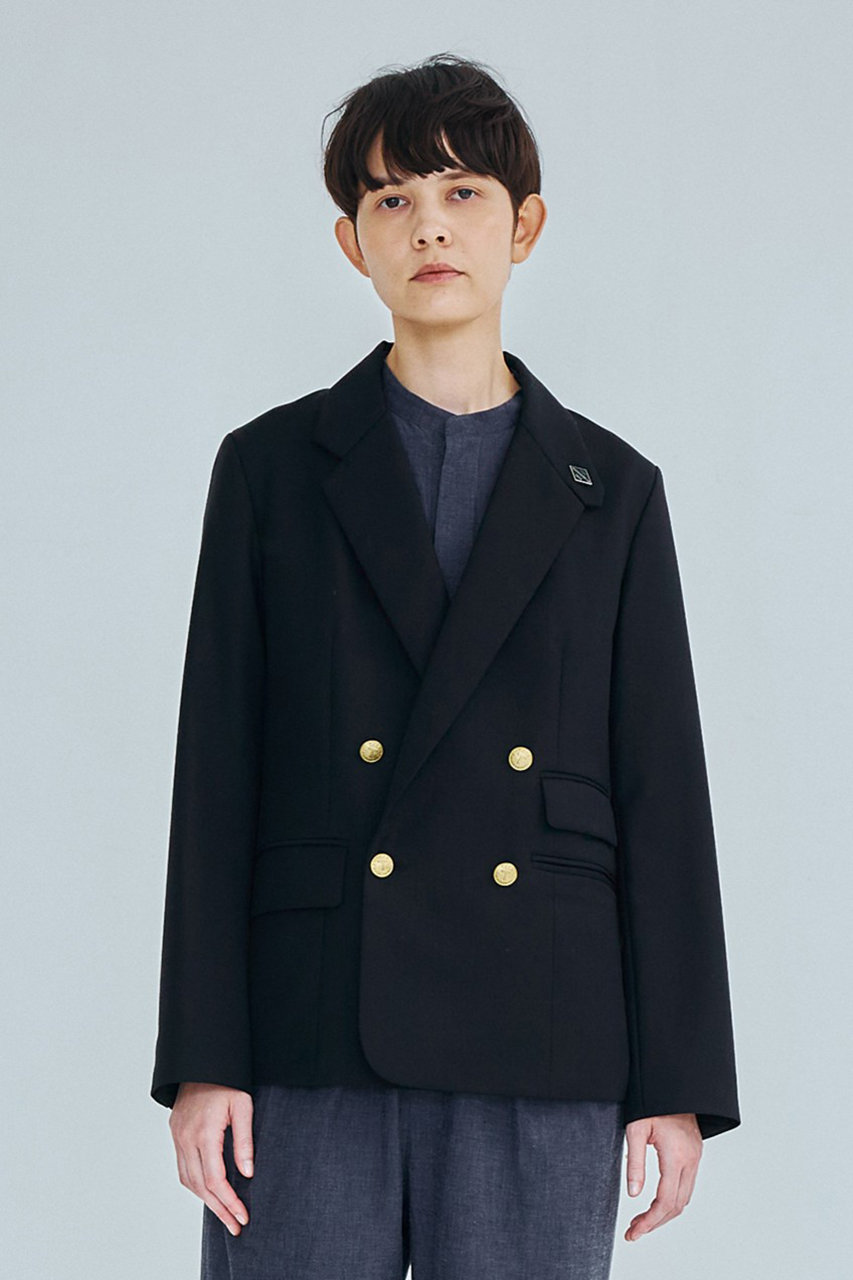 【未使用】TICCA ダブルジャケット　　別注 TICCA(ティッカ)｜ダブルジャケット/ネイビー の通販｜ELLESHOP・(エル