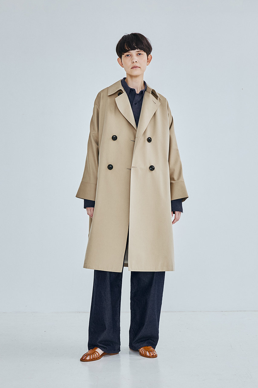 TICCA(ティッカ)｜テントトレンチコート/ベージュ の通販｜ELLESHOP