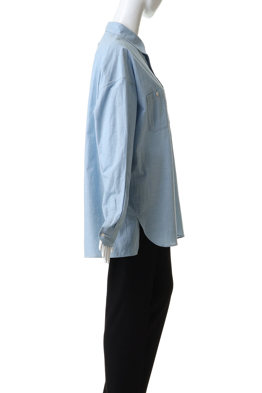 TICCA　デニムシャツ TICCA(ティッカ)｜【UNISEX】ニアデニムWポケットスクエアビッグシャツ