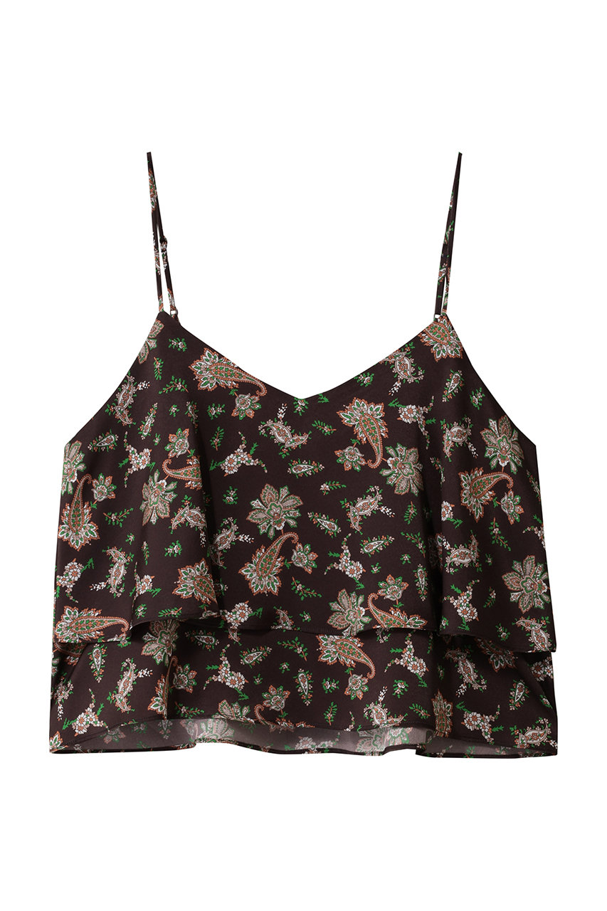 ティッカ/TICCAのペイズリープリントビスチェ(ブラウン/0261401091)