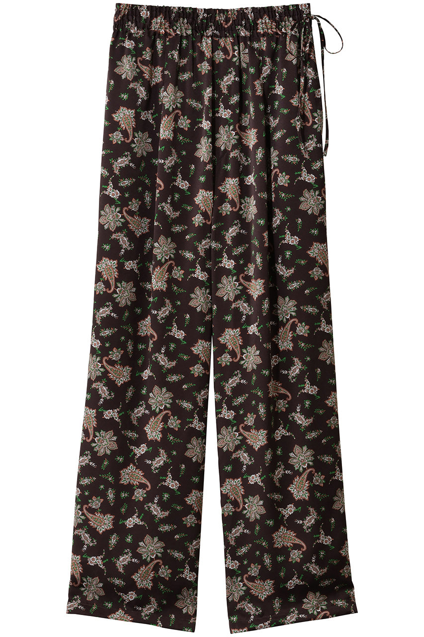 ティッカ/TICCAのペイズリープリントパンツ(ブラウン/0261416092)